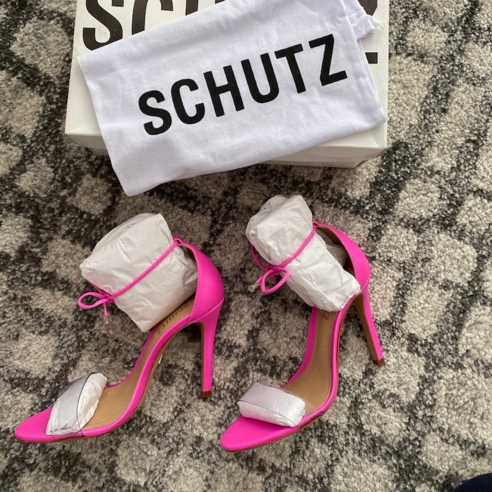 Schutz pink heels